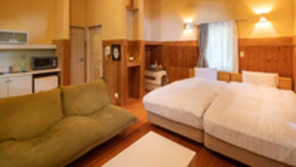 天然温泉+テラス付/ハリウッドツインルームヴィラ